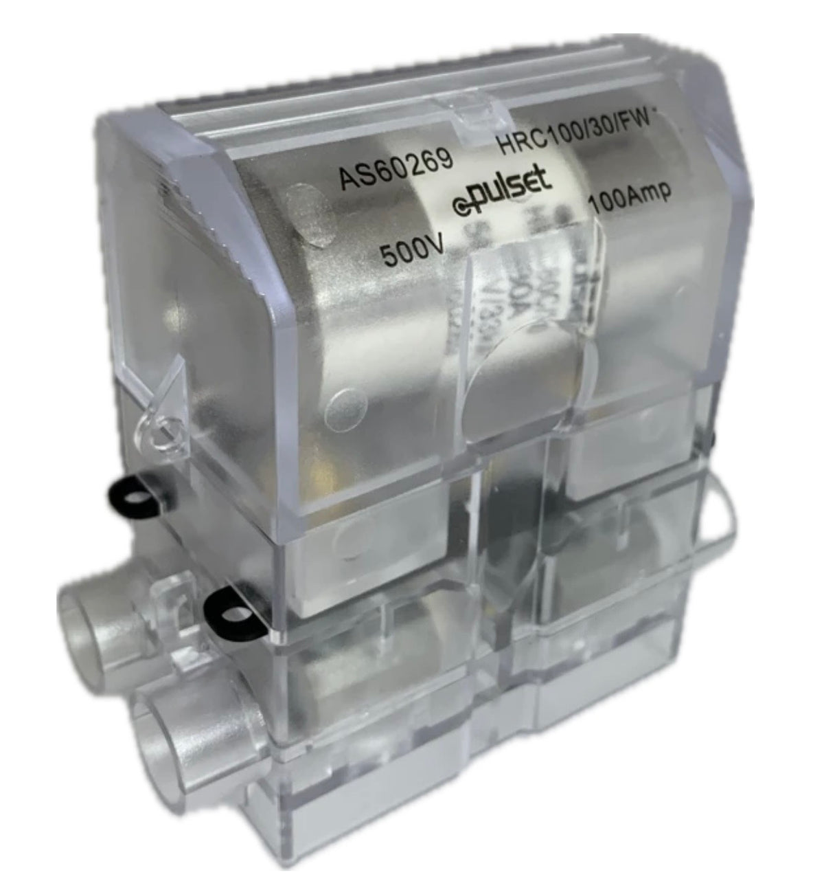 HRC 100A Front Wired Fuse Holder 80A 30x57mm - NSW