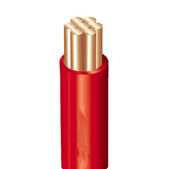 10mm Building Wire Red/Black - 5 Meters