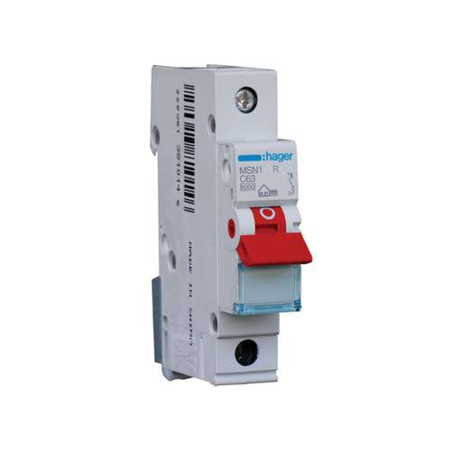 63A SINGLE POLE MCB CIRCUIT BREAKER