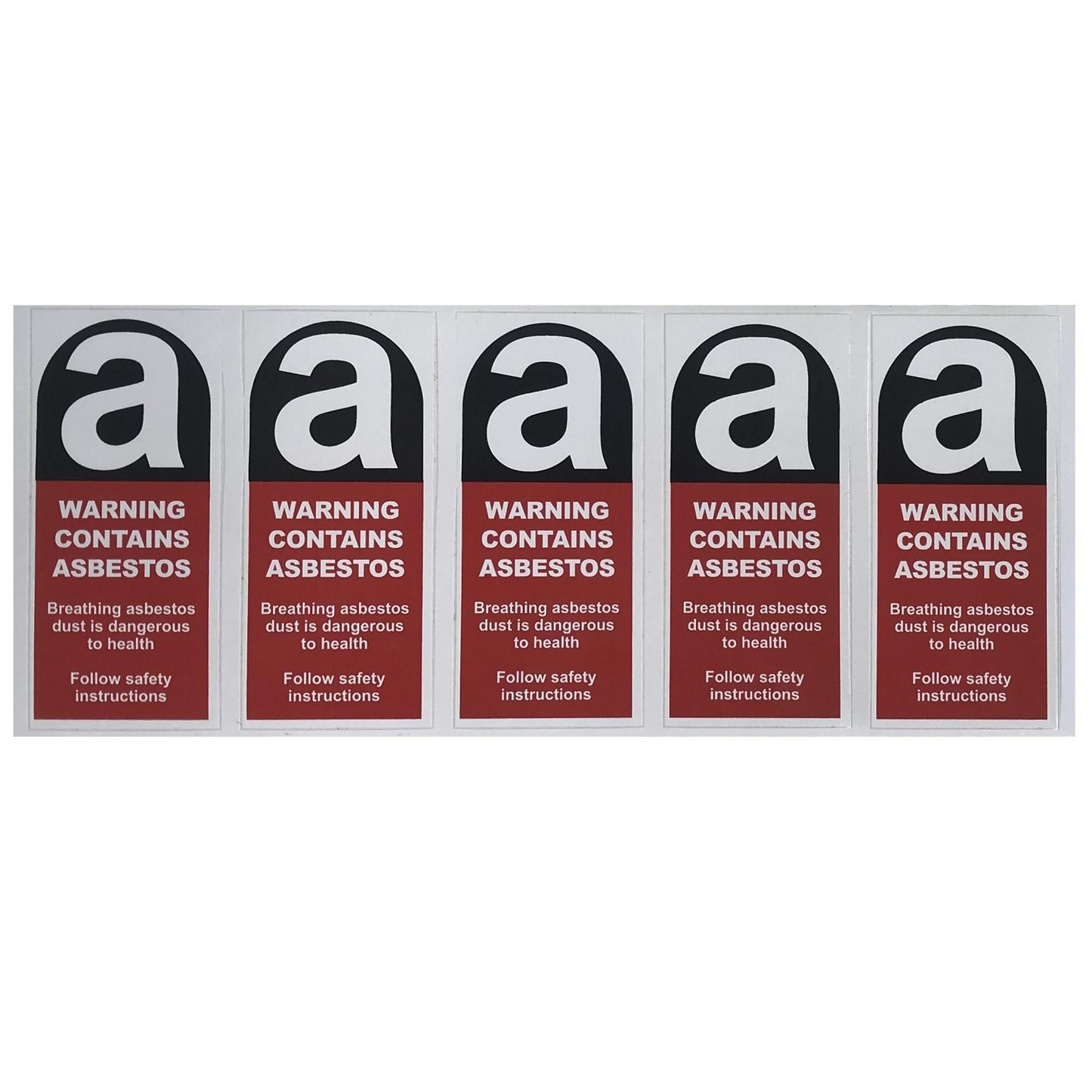 Asbestos sticker x20 SALE