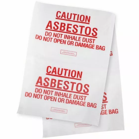Printed Asbestos Bag - Size 450x600 -SALE - INC GST