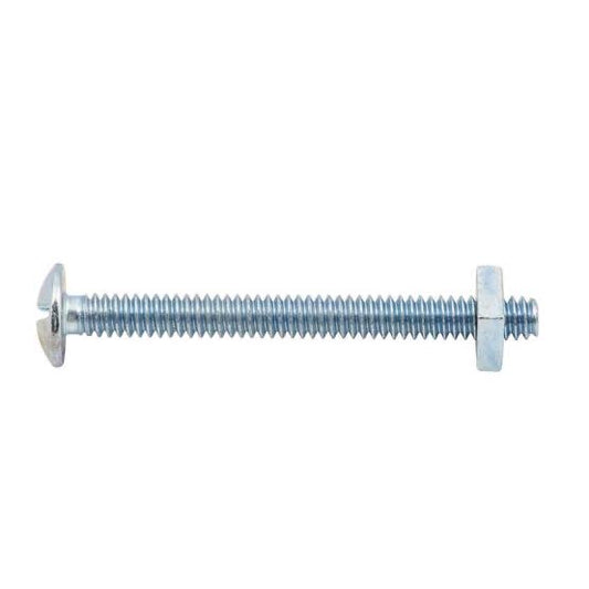 3/16 Screws Nut and Bolt - Pack of 100 - Switch Board Fixing