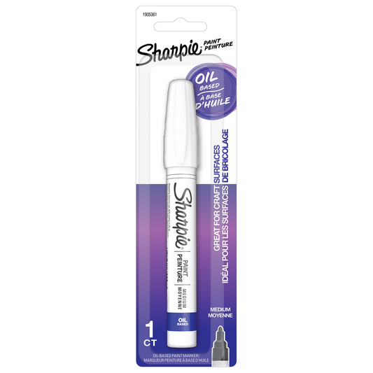 Sharpie Oil-Based Bullet Paint Markers White pen