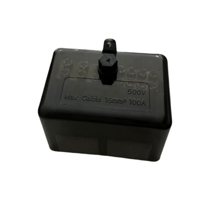 7 Hole Neutral Link 110 Amp - Black