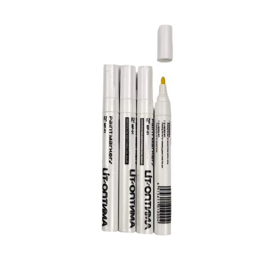 White Bullet Point Paint Marker