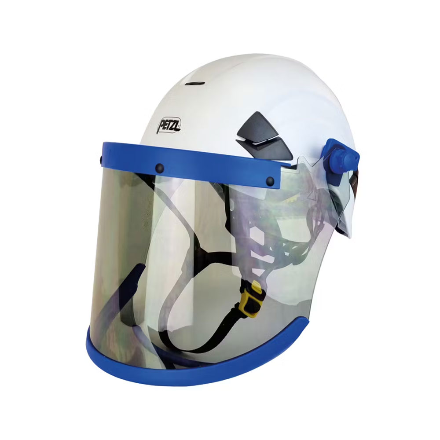 Arc Flash Faceshield with Petzl Helmet HRC2 12cal/cm2 – BSD