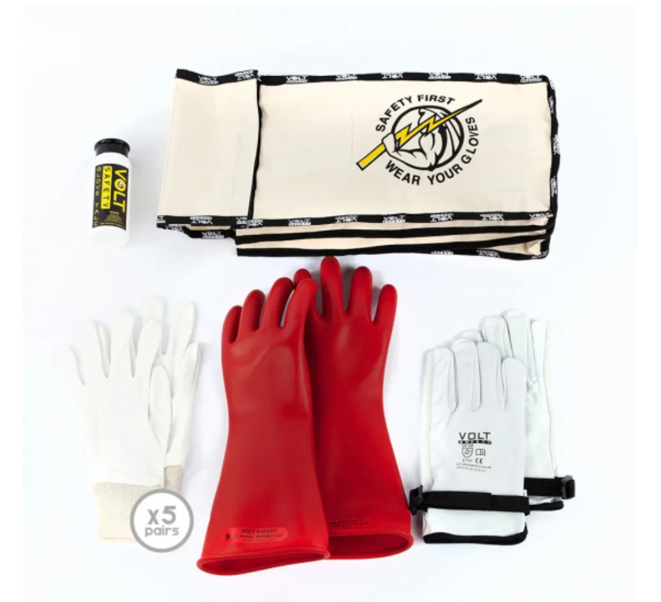 Electrical Insulated Glove Kit Size 10